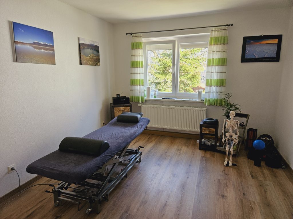 Moderne Behandlungsräume der Physiotherapie Kleemann in Ansbach