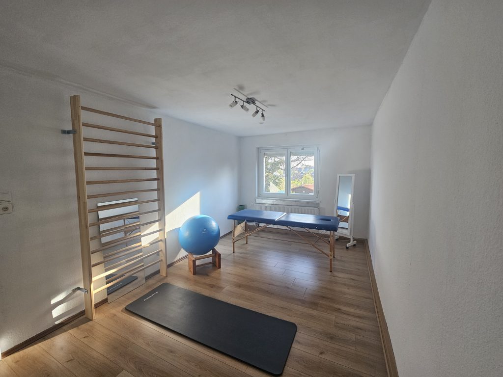 Moderne Behandlungsräume der Physiotherapie Kleemann in Ansbach